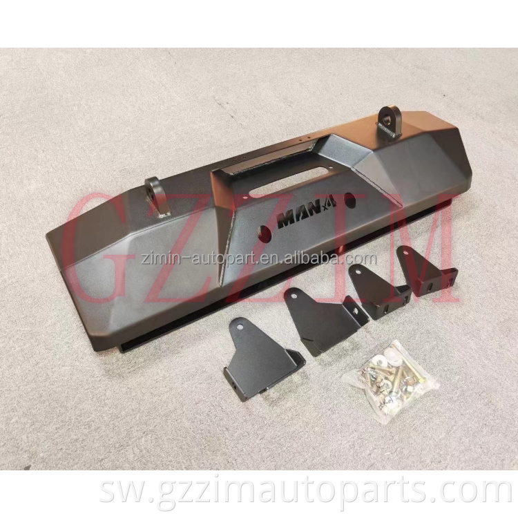 Chuma cha pua nzima seti ya skid sahani upande hatua bumper nyuma winch Holdershock absorber kinga ya tundra 2022